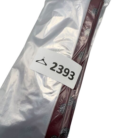 Haberdashery Mens Vintage Silk Dress Tie Made in Austin, TX Medallion 56" 3.25" - Picture 9 of 9